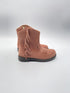 Clic! CL-21306 cowboy laarsje serraje lux marron roze franje